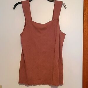 NWT Maurices tank top dusty mauve color Sz XL